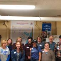 Group photo of volunteers.